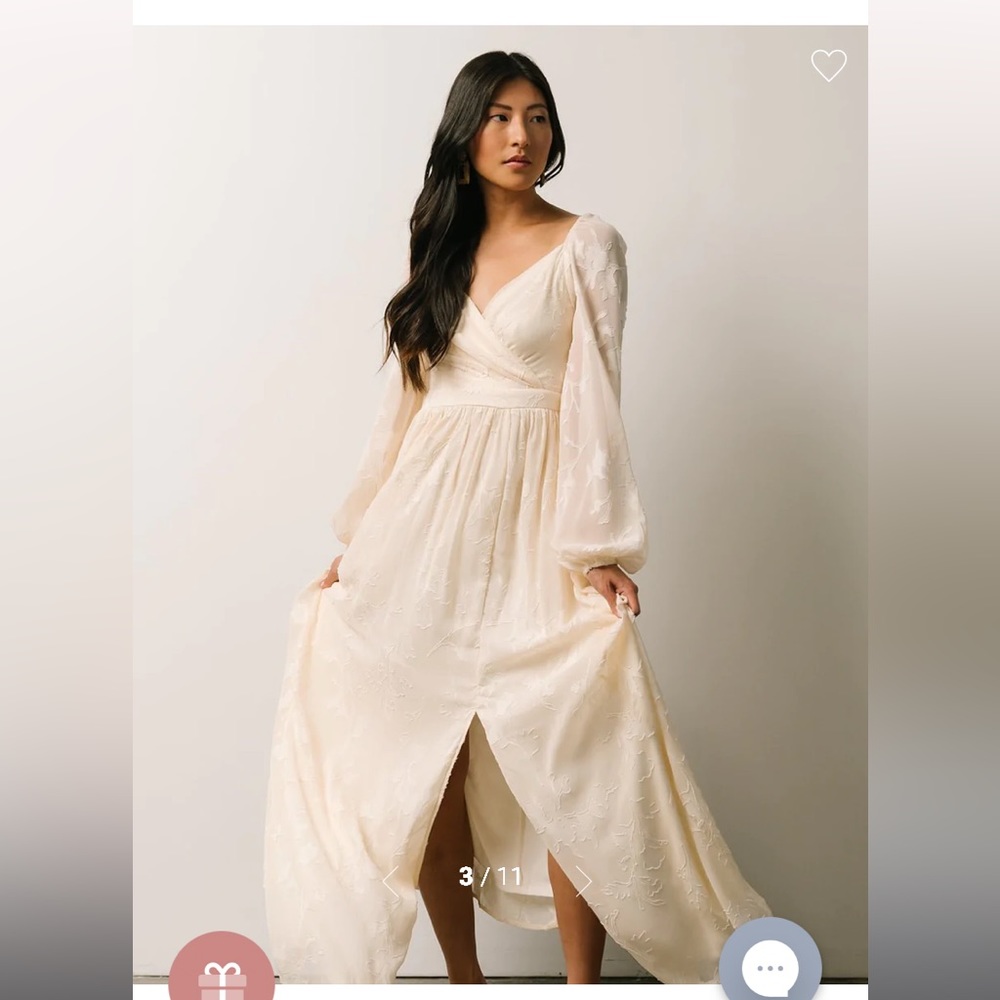 Baltic Born NWT Odette Maxi Dress-Vintage Cream